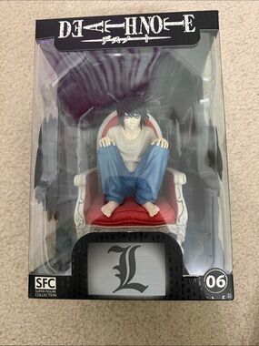 Death Note L Figurine - Collectible Anime Statue IN BOX